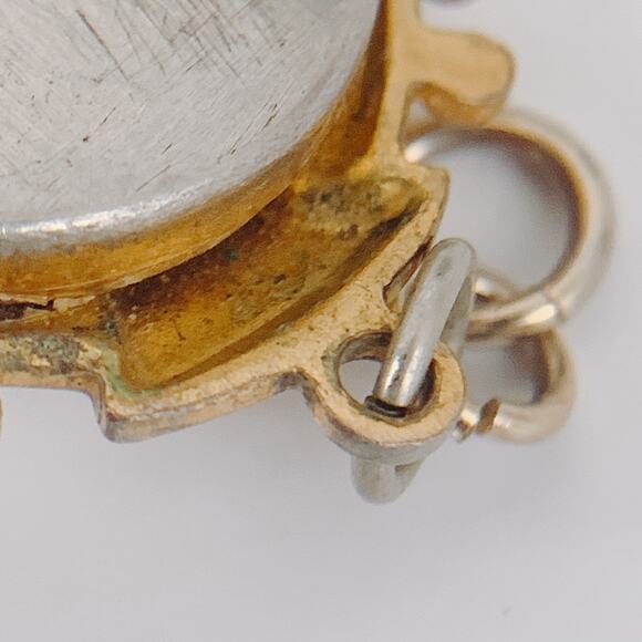 Antique Victorian Gold-Plated Shell Cameo Locket Pendant - 1880-1910 Vintage - Picture 10 of 10